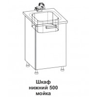 Шкаф нижний мойка Крафт ШНМ 500