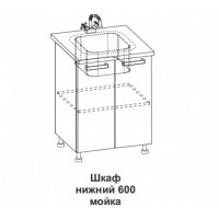 Шкаф нижний мойка Крафт ШНМ 600