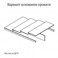 Кровать  PKP-1 (1.4) основание ДСП