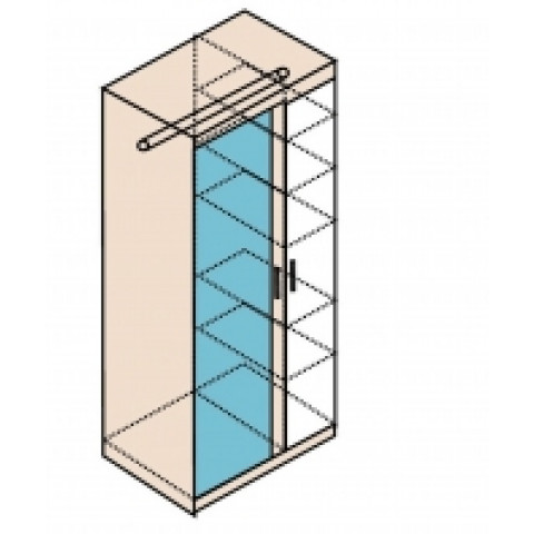 Ника Мод. Н11 Шкаф для одежды (собирается на обе стороны)