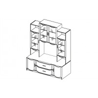 Гостиная Магнолия Шкаф многофункциональный ШМ-3