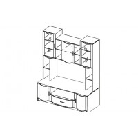 Гостиная Магнолия Шкаф многофункциональный ШМ-4